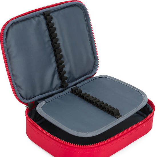 Kipling 100 Pens Case Bags Red Rouge | AU 2026MQ